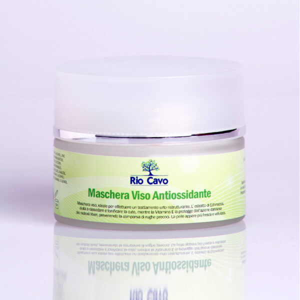 Maschera viso antiossidante